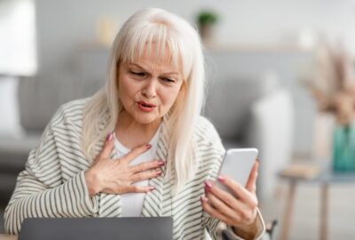 Woman in shock after learning her 401k was compromised.