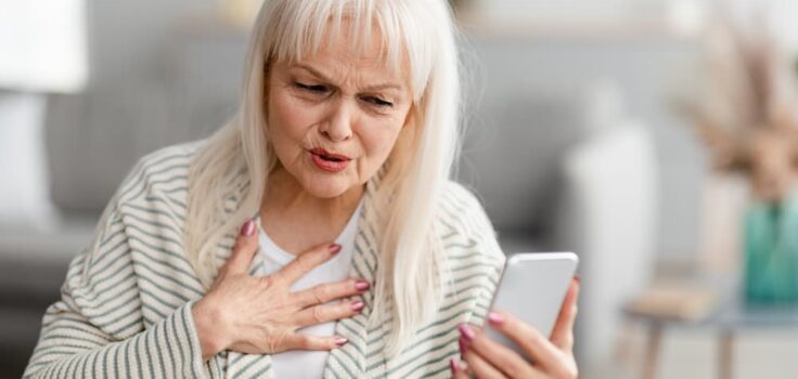 Woman in shock after learning her 401k was compromised.